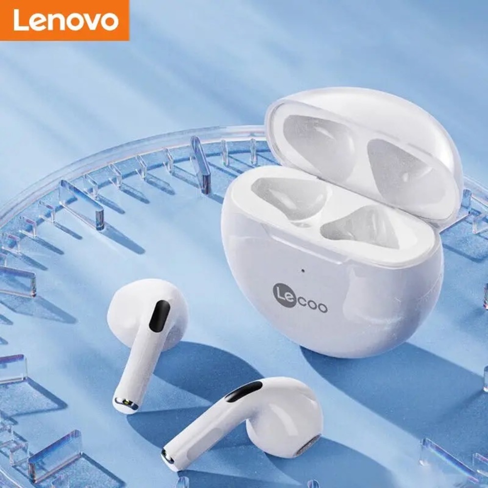 Lenovo Lecoo EW305 wireless half in ear buds low latency and long battery life